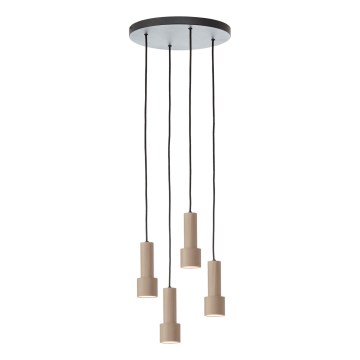 Brilliant - Suspension filaire CADIZ 4xGU10/10W/230V d. 35 cm bronze