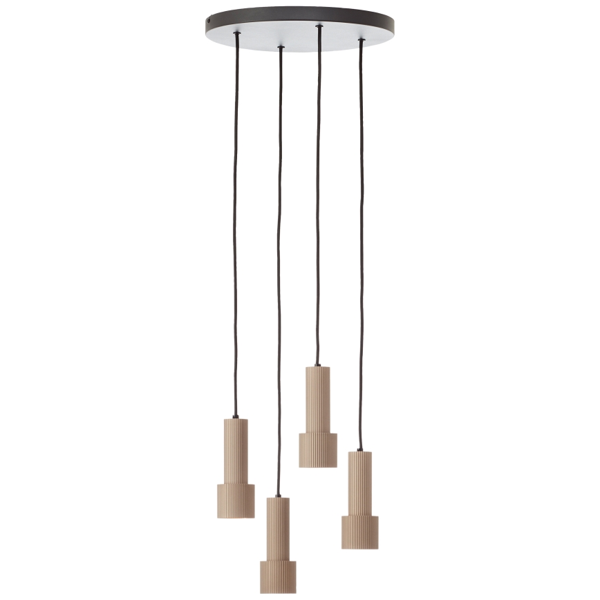 Brilliant - Suspension filaire CADIZ 4xGU10/10W/230V d. 35 cm bronze
