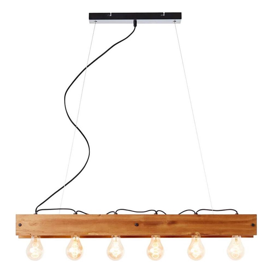 Brilliant - Suspension filaire CALANDRA 6xE27/42W/230V pin