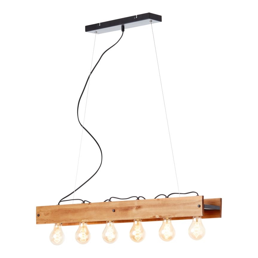 Brilliant - Suspension filaire CALANDRA 6xE27/42W/230V pin