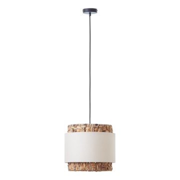 Brilliant - Suspension filaire WATERLILLY 1xE27/60W/230V d. 35 cm crème