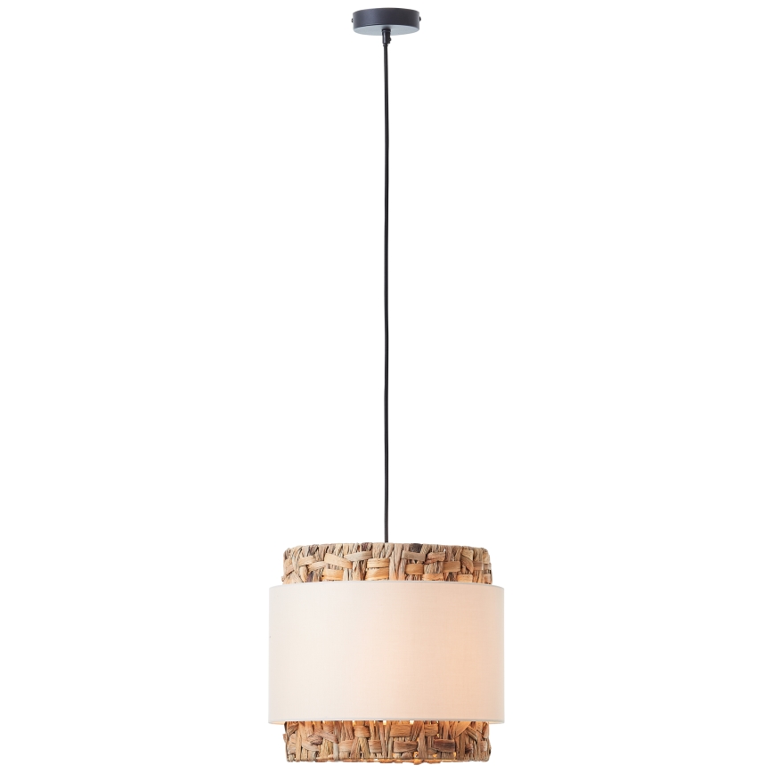 Brilliant - Suspension filaire WATERLILLY 1xE27/60W/230V d. 35 cm crème