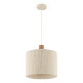 Brilliant - Suspension sur câble ARLO 1xE27/20W/230V Ø 35 cm crème