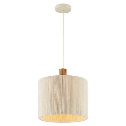 Brilliant - Suspension sur câble ARLO 1xE27/20W/230V Ø 35 cm crème