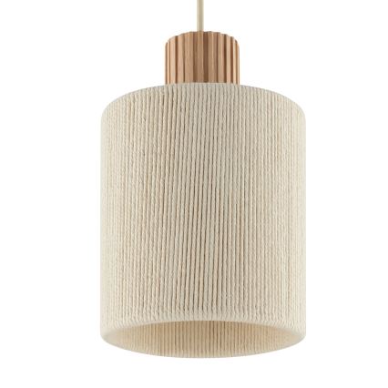 Brilliant - Suspension sur câble ARLO 3xE27/20W/230V diam. 40 cm crème