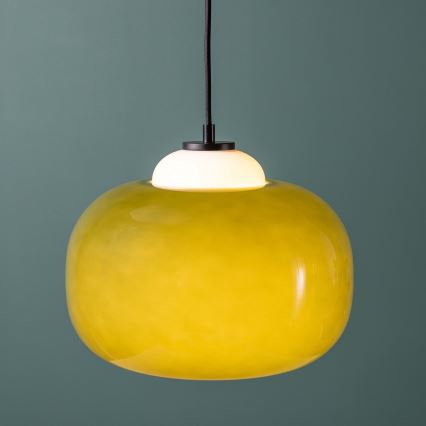 Brilliant - Suspension sur câble BLOP 1xE27/60W/230V verte