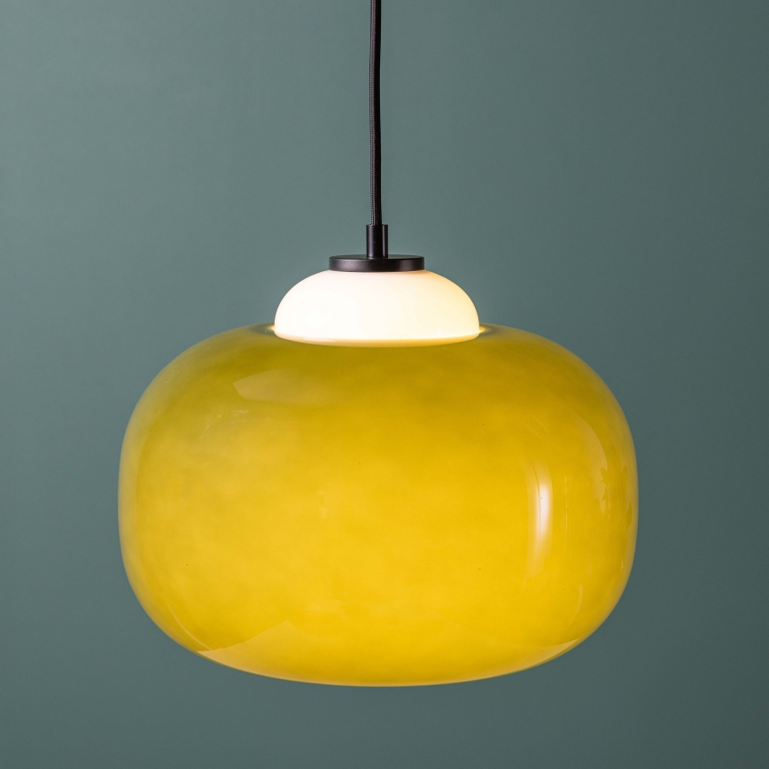 Brilliant - Suspension sur câble BLOP 1xE27/60W/230V verte