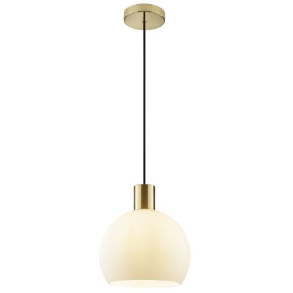 Brilliant - Suspension sur câble CONY 1xE27/20W/230V Ø 25 cm, laiton
