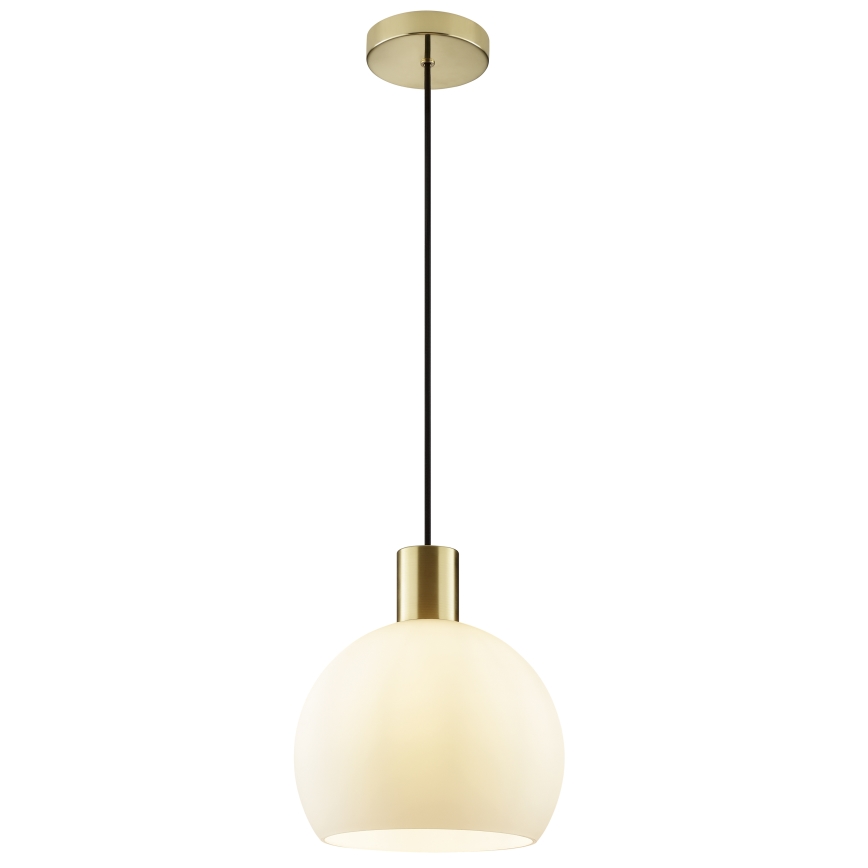 Brilliant - Suspension sur câble CONY 1xE27/20W/230V Ø 25 cm, laiton