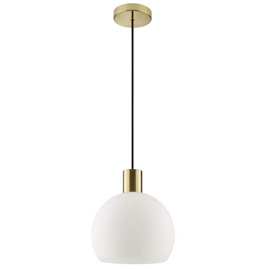 Brilliant - Suspension sur câble CONY 1xE27/20W/230V Ø 25 cm, laiton