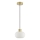 Brilliant - Suspension sur câble FANNY 1xE27/20W/230V Ø 22 cm laiton