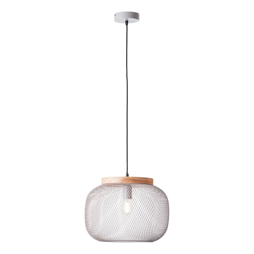 Brilliant - Suspension sur câble GIADA 1xE27/40W/230V Ø 39 cm gris