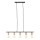 Brilliant - Suspension sur câble KERRY 5xE27/40W/230V noire/bambou