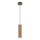Brilliant - Suspension sur câble LAKEWOOD 1xGU10/10W/230V Ø 10 cm marron