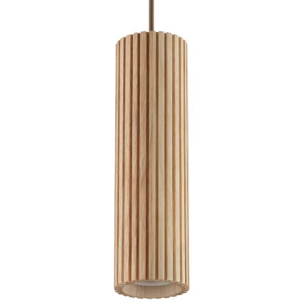 Brilliant - Suspension sur câble LAKEWOOD 1xGU10/10W/230V Ø 10 cm marron