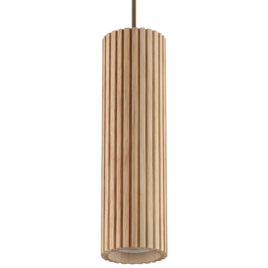Brilliant - Suspension sur câble LAKEWOOD 1xGU10/10W/230V Ø 10 cm marron