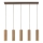 Brilliant - Suspension sur câble LAKEWOOD 5x GU10/10 W/230 V marron