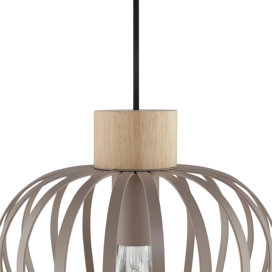 Brilliant - Suspension sur câble NORDIC CAGE 3xE27/20W/230V beige
