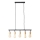 Brilliant - Suspension sur câble TIFFANY 5xE27/28W/230V noir/bambou