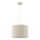 Brilliant - Suspension sur câble VELIN 1xE27/20W/230V Ø 35 cm crème
