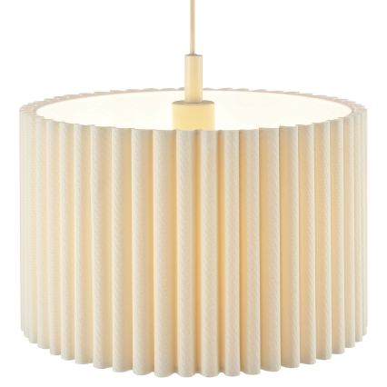 Brilliant - Suspension sur câble VELIN 1xE27/20W/230V Ø 35 cm crème