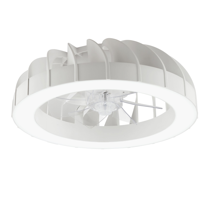 Brilliant - Ventilateur de plafond à intensité variable avec lumière RGBW FANORA LED/30W/230V 2700-6500K d. 46 cm blanc + Télécommande