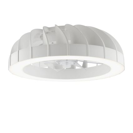 Brilliant - Ventilateur de plafond à intensité variable avec lumière RGBW FANORA LED/30W/230V 2700-6500K d. 46 cm blanc + Télécommande