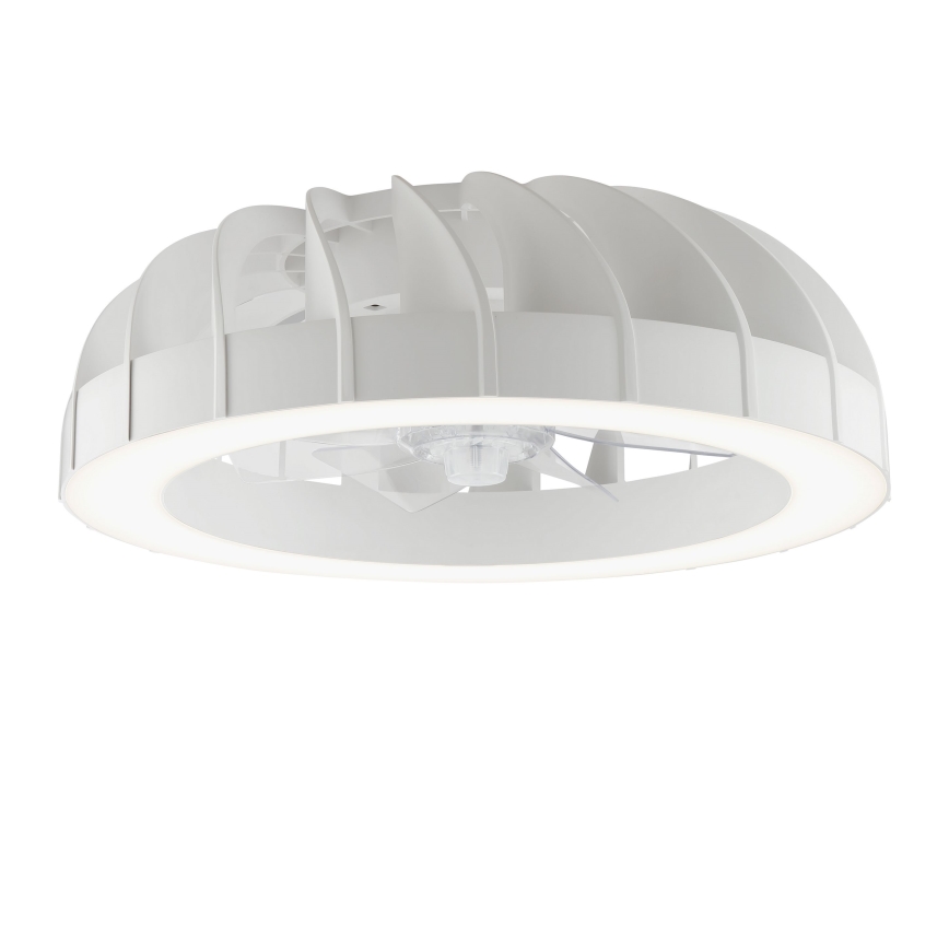 Brilliant - Ventilateur de plafond à intensité variable avec lumière RGBW FANORA LED/30W/230V 2700-6500K d. 46 cm blanc + Télécommande