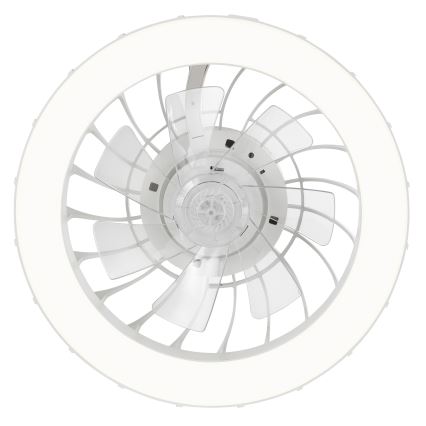 Brilliant - Ventilateur de plafond à intensité variable avec lumière RGBW FANORA LED/30W/230V 2700-6500K d. 46 cm blanc + Télécommande
