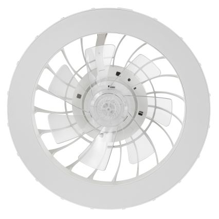 Brilliant - Ventilateur de plafond à intensité variable avec lumière RGBW FANORA LED/30W/230V 2700-6500K d. 46 cm blanc + Télécommande