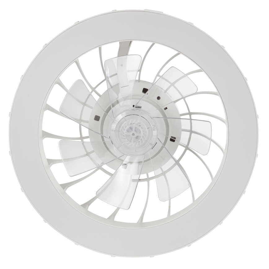 Brilliant - Ventilateur de plafond à intensité variable avec lumière RGBW FANORA LED/30W/230V 2700-6500K d. 46 cm blanc + Télécommande