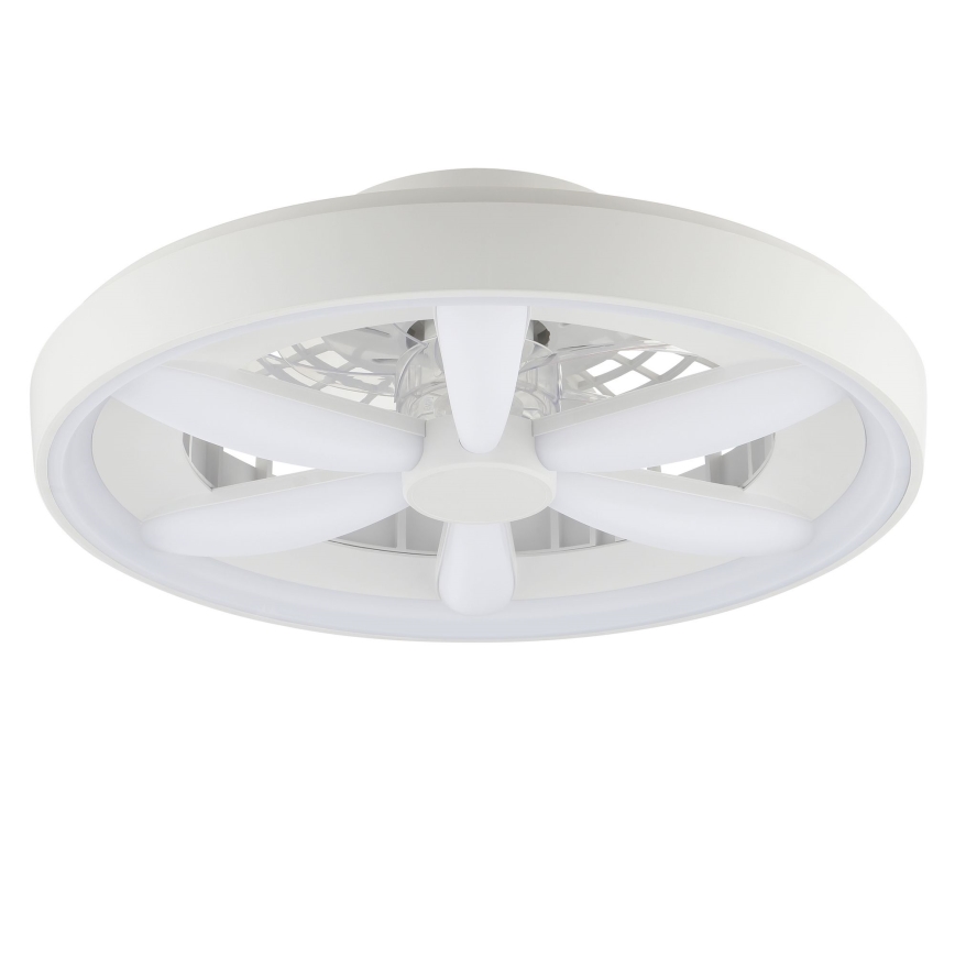 Brilliant - Ventilateur de plafond avec luminaire RGBW à intensité variable GAIANO LED/48W/230V 2700-6500K blanc + Télécommande