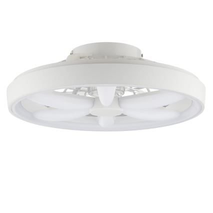 Brilliant - Ventilateur de plafond avec luminaire RGBW à intensité variable GAIANO LED/48W/230V 2700-6500K blanc + Télécommande