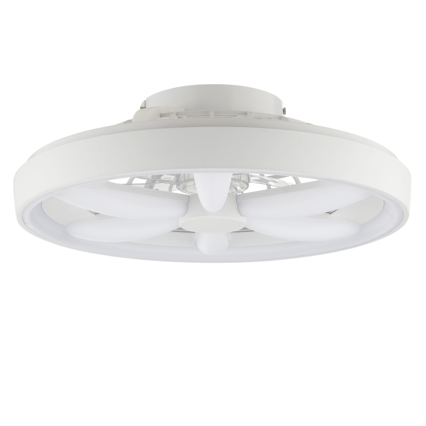 Brilliant - Ventilateur de plafond avec luminaire RGBW à intensité variable GAIANO LED/48W/230V 2700-6500K blanc + Télécommande