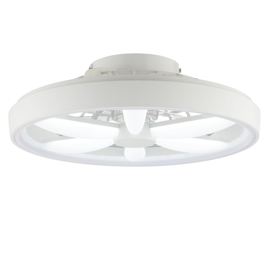 Brilliant - Ventilateur de plafond avec luminaire RGBW à intensité variable GAIANO LED/48W/230V 2700-6500K blanc + Télécommande