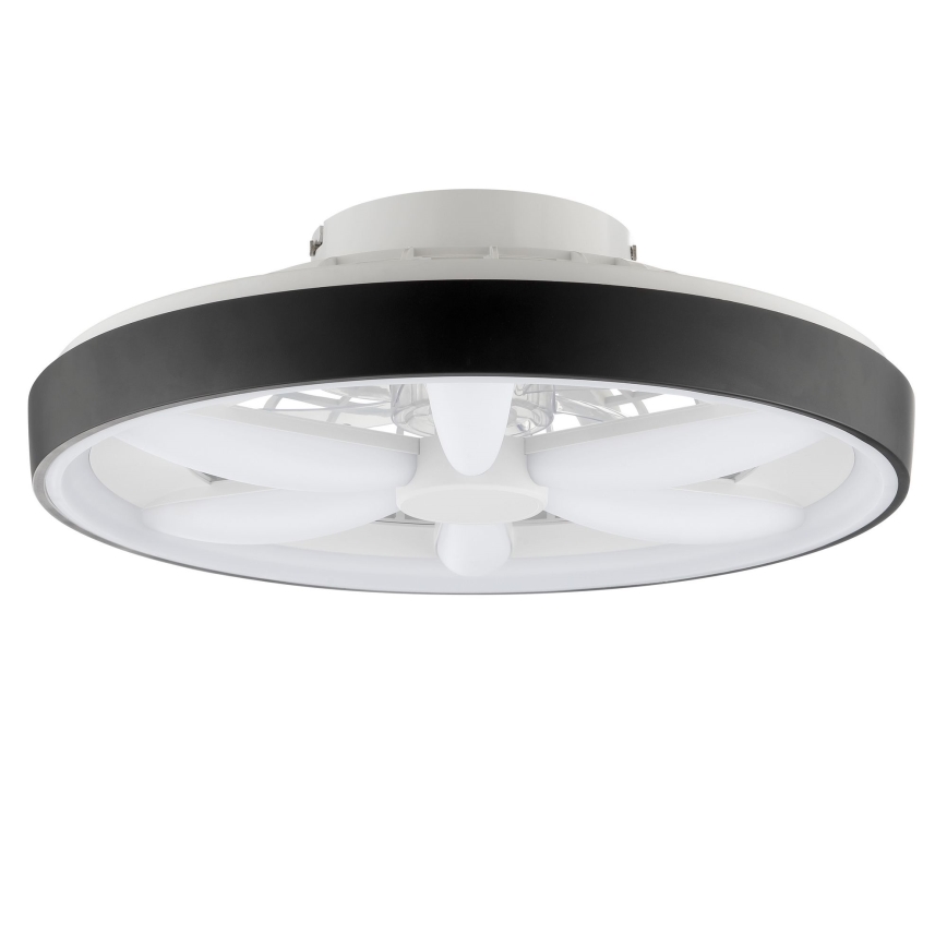 Brilliant - Ventilateur de plafond avec luminaire RGBW à intensité variable GAIANO LED/48W/230V 2700-6500K noir + Télécommande