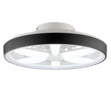 Brilliant - Ventilateur de plafond avec luminaire RGBW à intensité variable GAIANO LED/48W/230V 2700-6500K noir + Télécommande