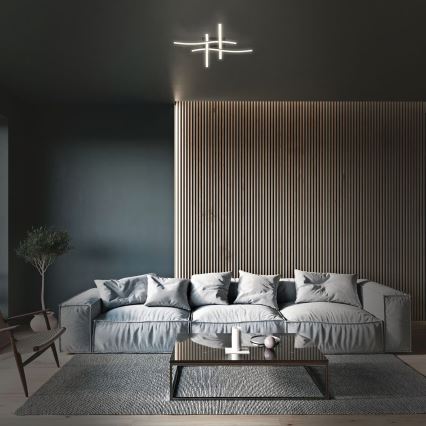 Brilo 3677-045 - Plafonnier LED LED/14,4W/230V noir