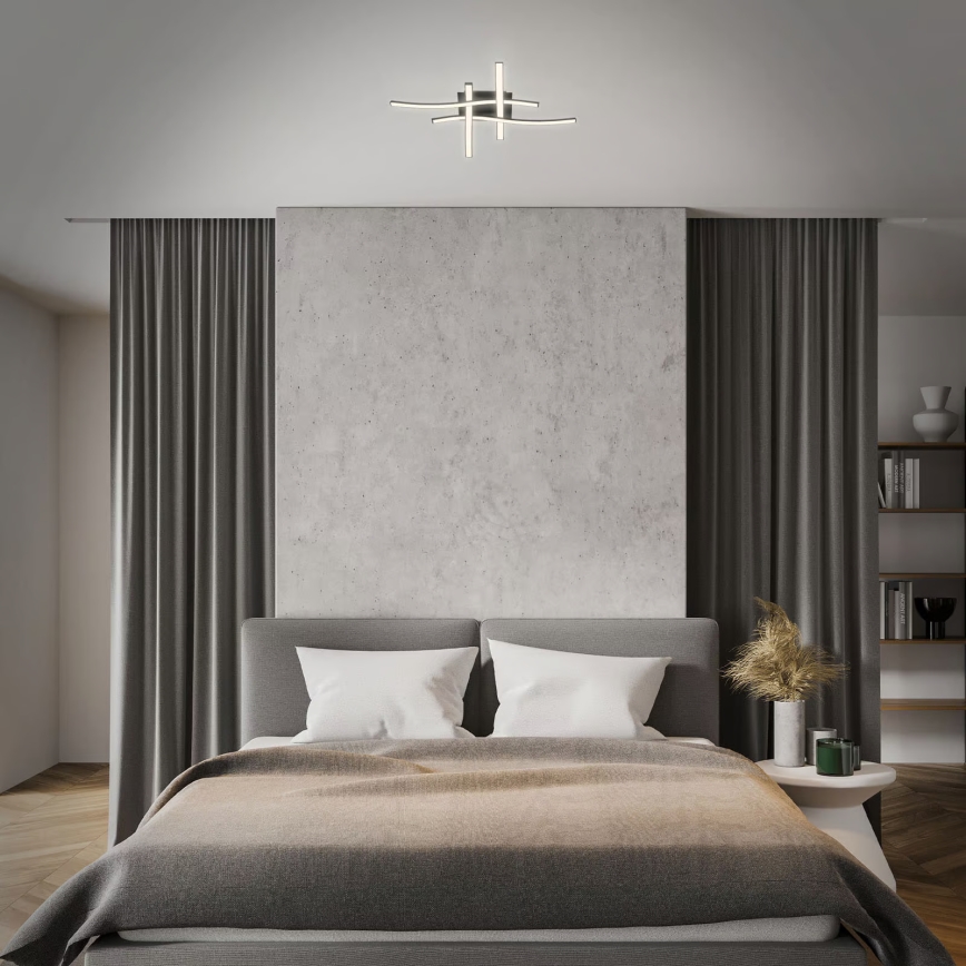 Brilo 3677-045 - Plafonnier LED LED/14,4W/230V noir