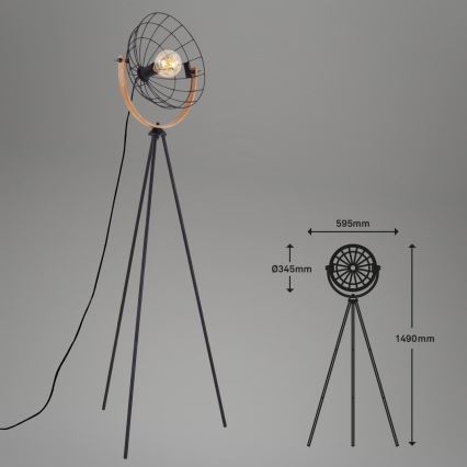 Brilo - Lampadaire MESH 1xE27/40W/230V
