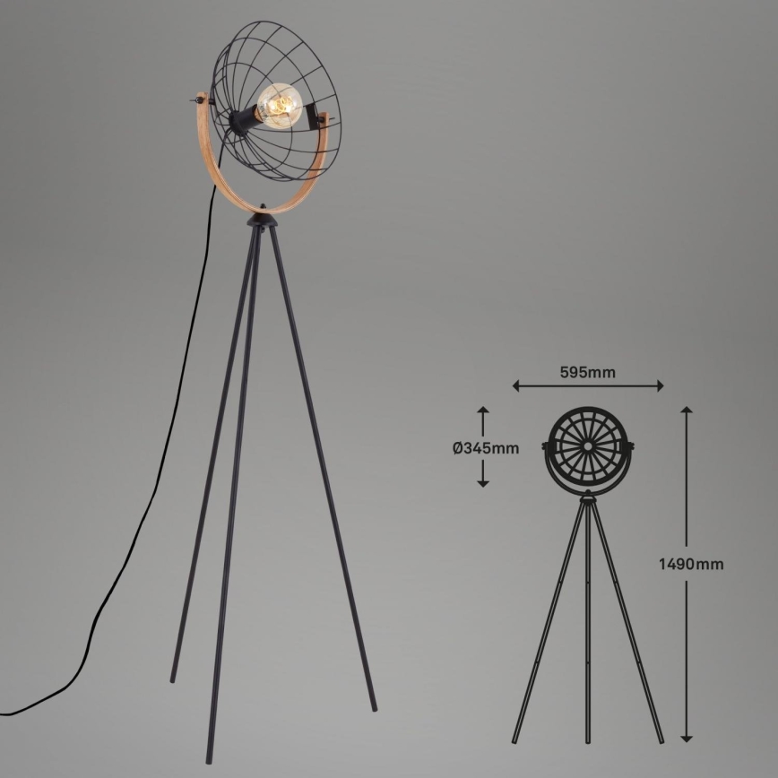Brilo - Lampadaire MESH 1xE27/40W/230V