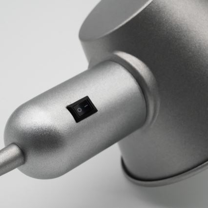 Brilo - Lampe de table 1xE27/10W/230V, finition chrome mat