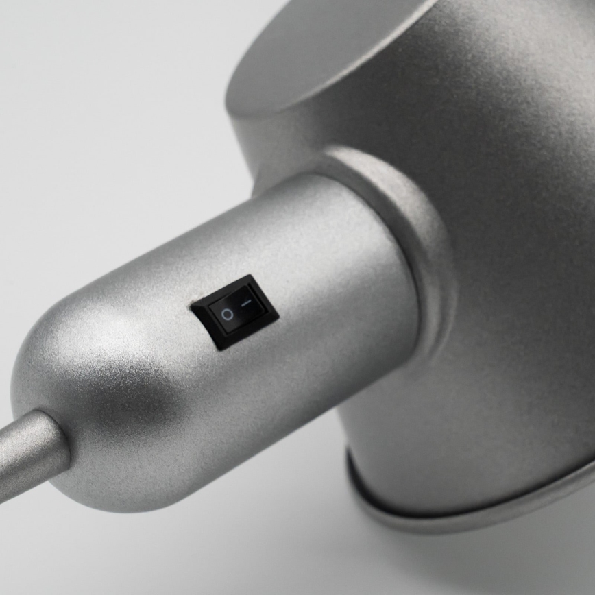 Brilo - Lampe de table 1xE27/10W/230V, finition chrome mat