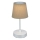 Brilo - Lampe de table d'extérieur à intensité variable et rechargeable LED/3W/5V IP44 argent/beige