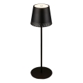 Brilo - Lampe de table d'extérieur LED tactile, rechargeable et dimmable KIKI LED/2,6W/5V IP44 2600 mAh noire