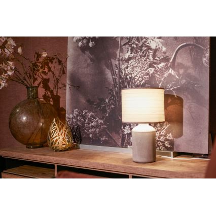 Brilo - Lampe de table INO 1xE14/10W/230V blanche