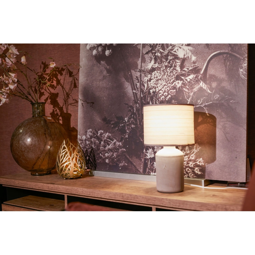 Brilo - Lampe de table INO 1xE14/10W/230V blanche