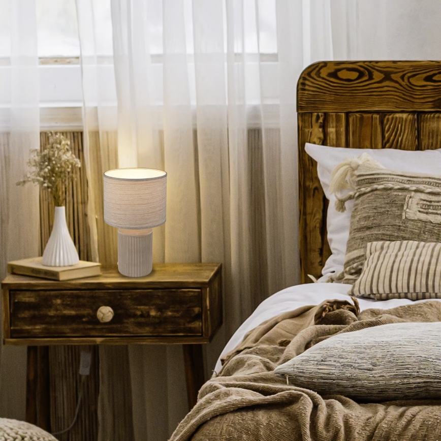 Brilo - Lampe de table INO 1xE14/10W/230V blanche