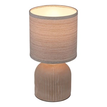 Brilo - Lampe de table INO 1xE14/10W/230V marron