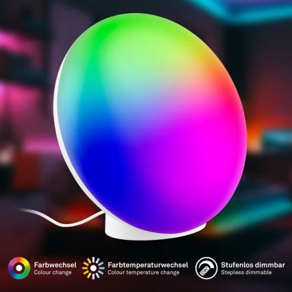Brilo - Lampe de table rechargeable dimmable LED RGBIC TARA LED/6W/5V 3000-6500K Wi-Fi Tuya + télécommande
